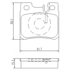 Brake Pad Rear Ate