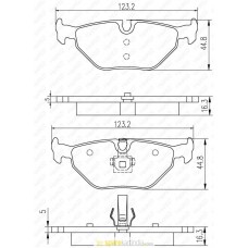 Brake Pad Rear