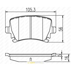 Brake Pad Rear