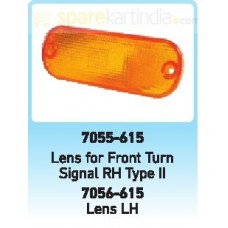 Lens for front turn signal lamp 